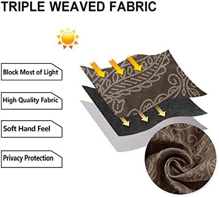 DWCN Ombre Blackout Curtains for Bedroom - Image 6