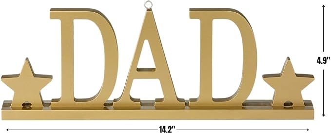 Stunning D-A-D Gold MDF Balloon Weight - Image 2