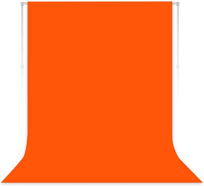 Orange Photography Backdrop for Photoshoot, 7x10 FT | Versatile Studio Photo by LYLYCTY
