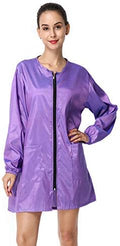 Polyester Fabric Salon Smock Professional Stylist Jacket Waterproof Haircut Cape Barber Apron