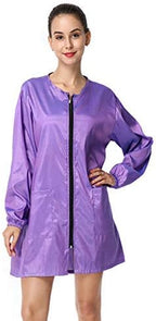 Polyester Fabric Salon Smock Professional Stylist Jacket Waterproof Haircut Cape Barber Apron