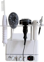 Professional Multifunctional Scalp Care Machine with High-Frequency Comb, Nano Mist Spray, HD Scalp Detector, Vibration Massage Brush & Microcurrent Massager for Salon and Home Use