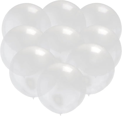 24pcs Clear Balloons 18 Inch Big Clear Balloons Latex Giant Balloon Jumbo Thick by GuassLee