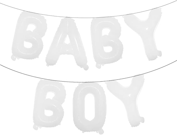 16 inch Baby Boy Girl Banner Foil Letter Balloons Garland by RUIANSI