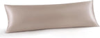 INFIIXSO Body Pillow Cover with Zipper, Luxury Mulberry Silk Body Pillow Case 20x54 Inches, Ultra Smooth and Soft Cooling Long Pillowcase, Gift for Women, Men(Caramel)