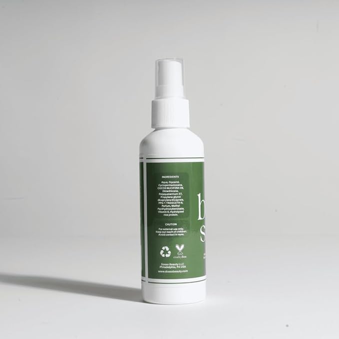 Dosso Beauty Rice Water Braid Spray, Spray Moisturizer for Box Braids, Twists & Locs, Prevent Breakage & Moisturizes Scalp, 100 ml, 3.5 oz