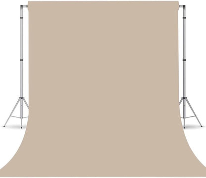 Beige Photography Backdrop for Photoshoot, Fabric 6x9ft | Versatile Studio by TERSUM