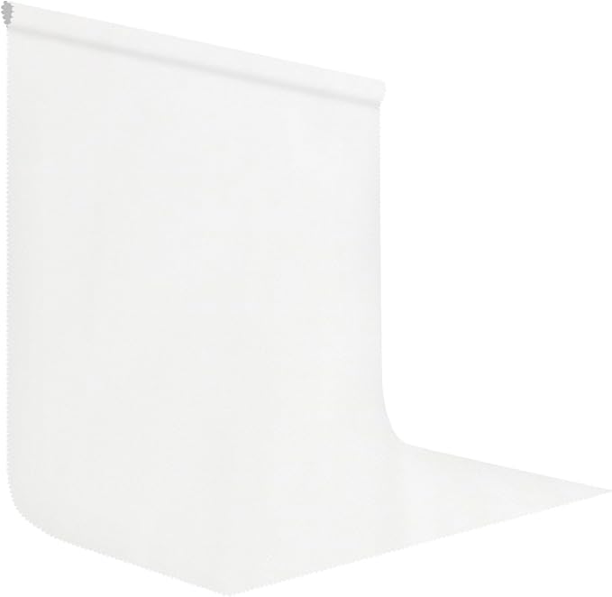 White Photography Backdrop for Photoshoot, Fabric 8x10ft | Polyester Studio by LYLYCTY