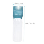 4pcs Hair Oiling Bottles Comb Hair Dye Applicator for Easy Coloring Includes Graduated Scale for Hairdressers and Stylists Deep