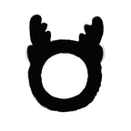 Jowmoy Cute antlers Headband Frog Eye Elastic to Wash Face for Women Makeup Shower Spa.