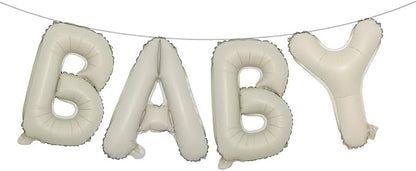 RUIANSI 16 Inch Baby Letter Balloons Multicolor Foil Balloons BABY Balloons by RUIANSI
