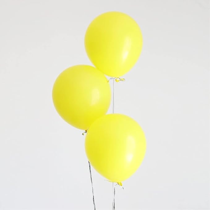 5 inch Yellow Party Balloons - Image 3