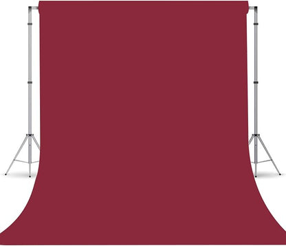 Burgundy Photography Backdrop for Photoshoot, Fabric 8x10ft | Versatile Studio by TERSUM