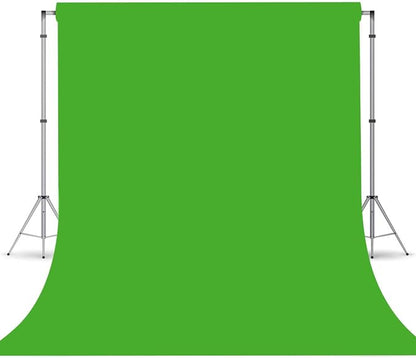 Green Screen Backdrop for Photoshoot, Fabric 8x10ft | Versatile Studio Photo by TERSUM