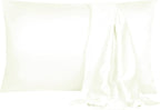 uxcell 2 Pack Satin Pillowcase for Hair and Skin, Cool, Silky, Soft Breathable Pillow Cases Travel Size 14x20 Inch with Envelope Closure