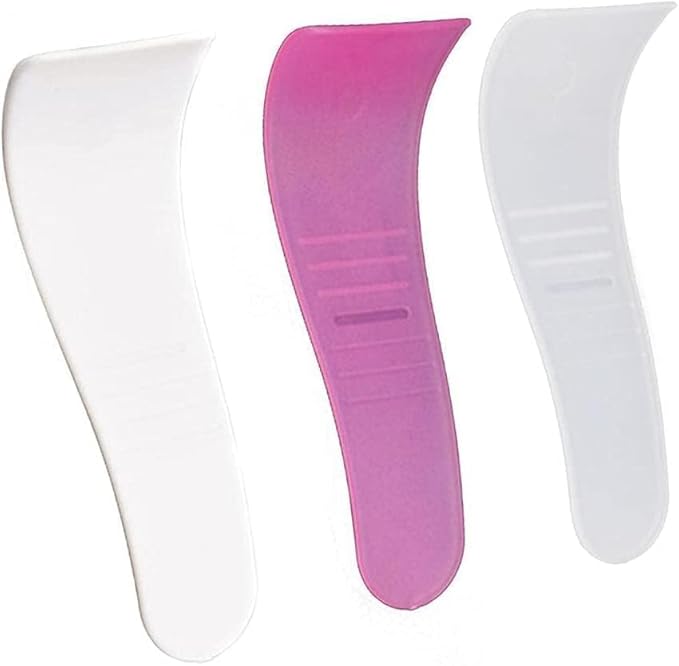 Portable Hair Wax Removal Spatulas, 3 Pcs Random Colors, Non-Stick Wax Applicator, Reusable Scraper, Hard Wax Sticks