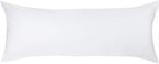 ZIMASILK 100% Pure Mulberry Silk Pillowcase for Hair and Skin,with Hidden Zipper,Both Side 19 Momme Silk, 1pc (Body 20"x54", White)