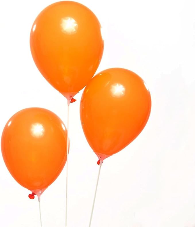 400 Pack 5 Inch Orange Latex Balloons Helium Balloons Party Balloons - Image 4