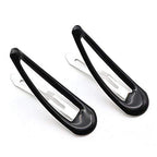 Dofash 5CM/2IN Epoxy Snap Hair Clips Metal Grips Tortie Accessories For Women (Epoxy Black)