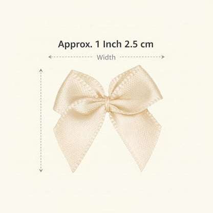 100 Mini Satin Ribbon Bows, Small Bows - Image 4