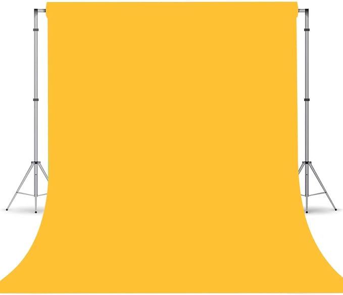 Yellow Photography Backdrop for Photoshoot, Fabric 5x7ft | Versatile Studio by TERSUM