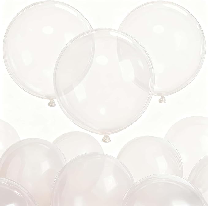 50 Pack Clear Balloons 24 Inch Clear Latex Balloon by ZWZLIULIAN