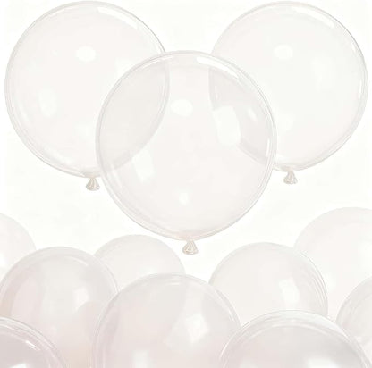 50 Pack Clear Balloons 24 Inch Clear Latex Balloon by ZWZLIULIAN