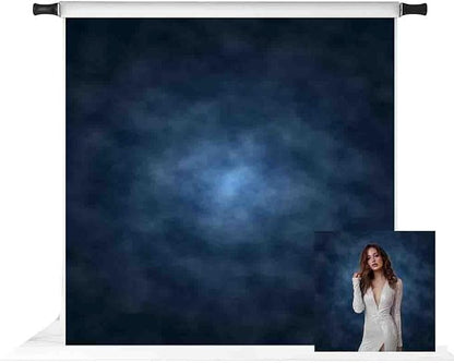 Kate 10x10ft Dark Blue Abstract Photography Backdrop Abstract Deep Blue by KateBackdropforPhotography