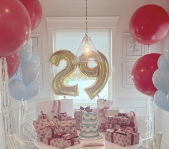 Champagne Gold Number 9 Balloon 40 inch, Balloon numbers party supplies - Image 6