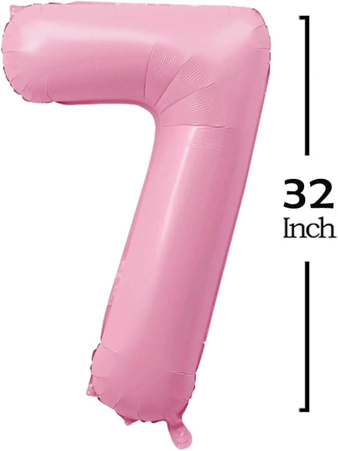 Light Pink 2027 Foil Number Balloons - Image 4