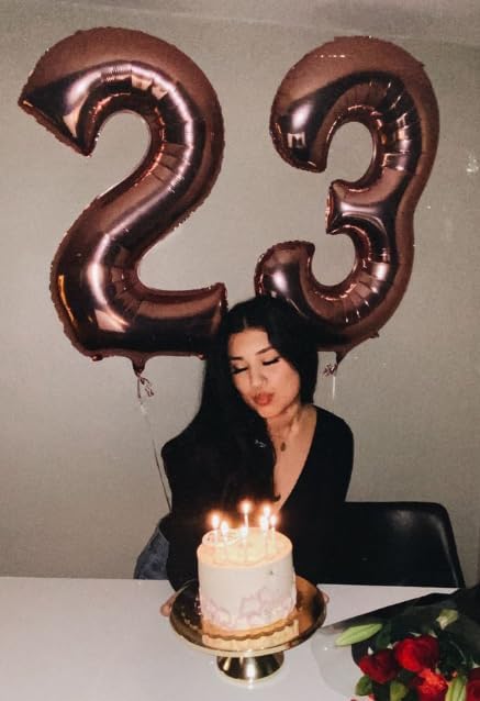 Dark Brown Number 0 Balloon 40 inch, 0th Birthday Party Balloons Decorations | - Image 6