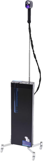 3-In-1 Nano Hair Steamer for Deep Conditioning Nanoscale Spray Negative Ions Blue Light & Intelligent Heating for Hair Scalp Care, 5 Gears, Height Adjustable, 360° Telescopic Bracket, Removable Nozzle