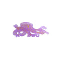 Cute Small Purple Octopus Hair Clips,Novelty Acetate Ocean Octopus Claw Clip