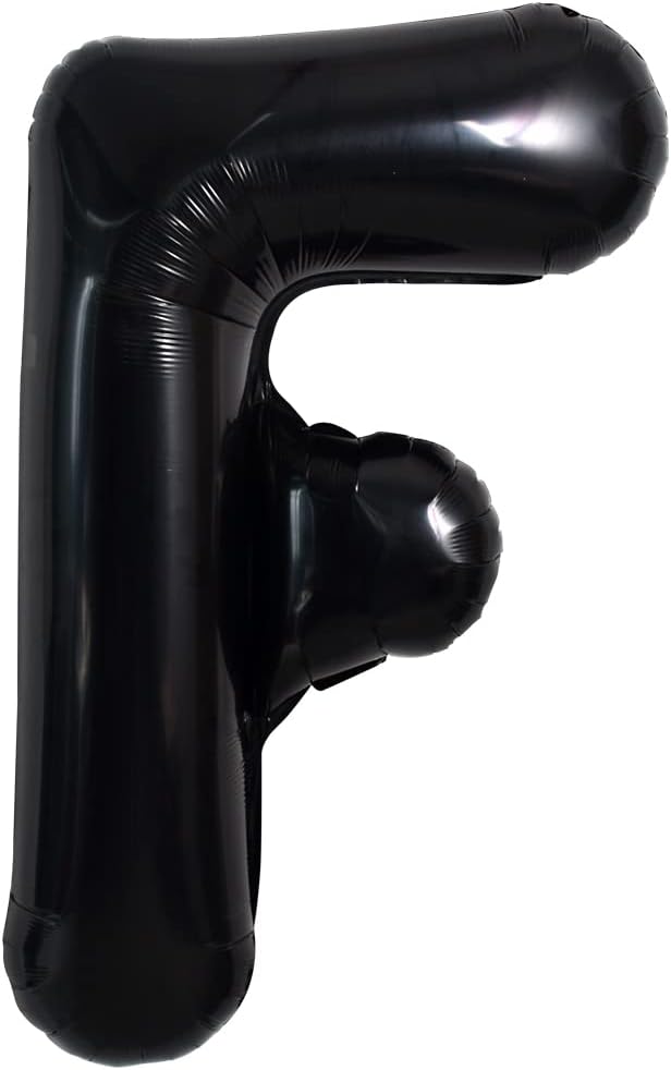 TONIFUL 40 Inch Large Black F Letter Balloon by TONIFUL