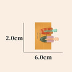 2 Pcs Cute fruit hair clip for Women Girls thick,thin hair.No Bend No Crease Hair Clips for styling sectioning hair barretters fine (Watermelon soda)