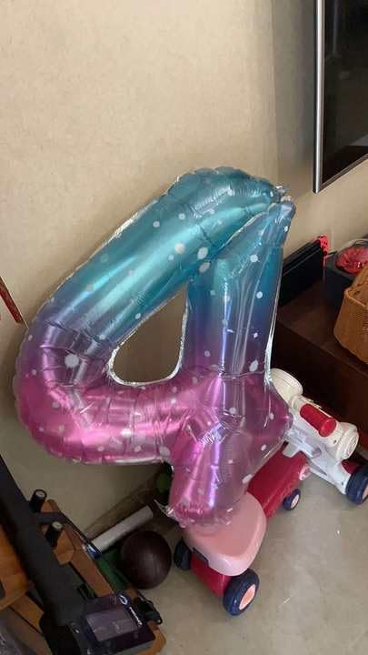Starry Sky Number 3 Balloon 40 Inch, 3rd Birthday Decorations Men Women | Foil - Image 8