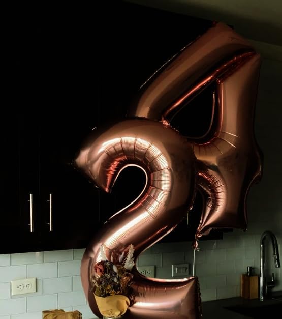 Dark Brown Number 4 Balloon 40 inch, 4th Birthday Party Balloons Decorations | - Image 4