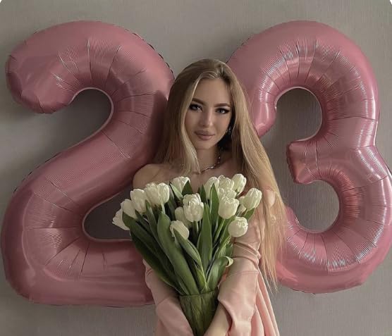 Pearl Pink Number 9 Balloon 40 inch, 9th Birthday Party Balloons Decorations | - Image 6