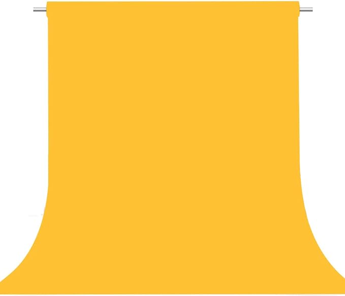 Yellow Photography Backdrop for Photoshoot, Fabric 10x10ft | Versatile Studio by TERSUM