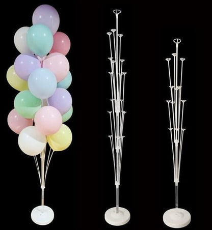 Leesoot 2 Sets 74inch Macarons Floor Balloon Column Kit Stand - Image 5