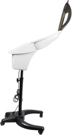 Salon Hair Steamer, 700W 7 Color Light Professional O3 Ozone Salon Micro Mister Height Adjust Hair Hairdressing Color Processor Machine HairTreatment Machine (White)