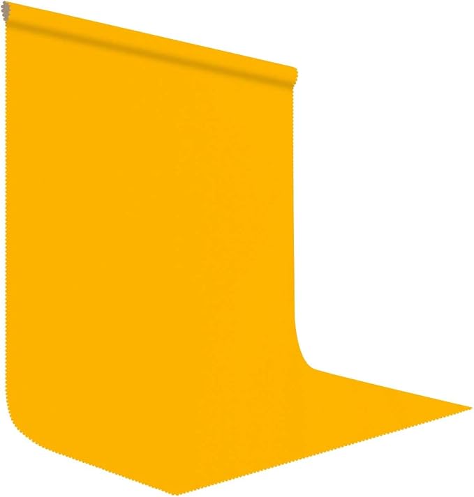 Yellow Photography Backdrop for Photoshoot, Fabric 6x9ft | Polyester Studio by LYLYCTY