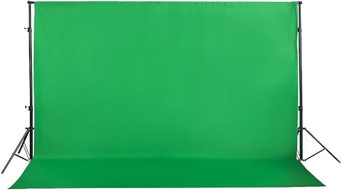 Green Screen Backdrop 10x7ft Photo Backdrop Chromakey Muslin Portrait Green by HMTFOTO