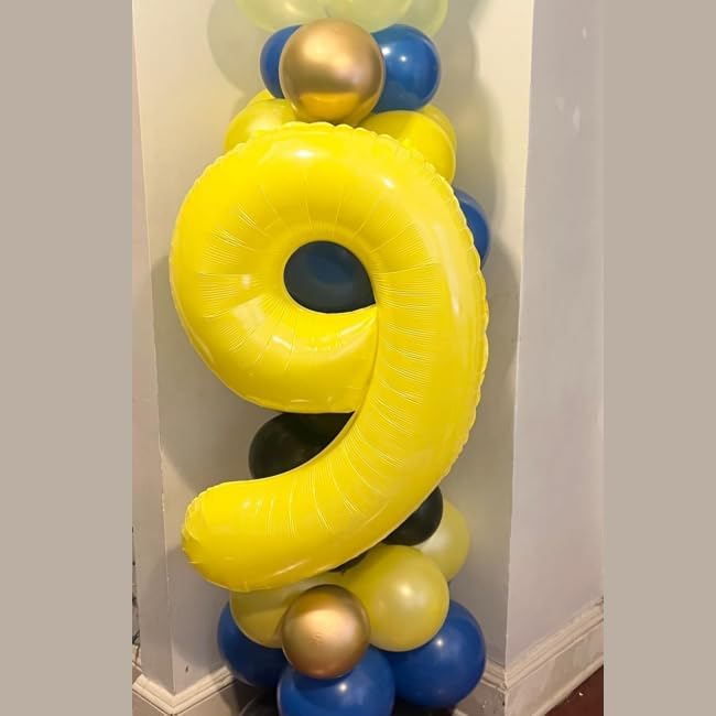 Number Balloons 6 Balloon 40 inch Yellow - Image 2