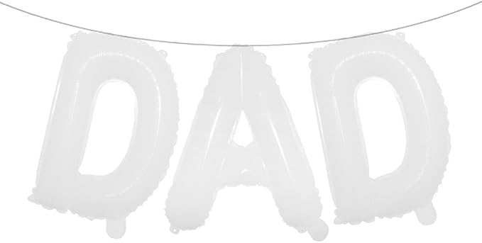 16 INCH DAD Multicolor optional Foil Letter Balloon 16" Happy Father's Day Best by RUIANSI