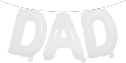 16 INCH DAD Multicolor optional Foil Letter Balloon 16" Happy Father's Day Best by RUIANSI