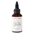 BASK & LATHER Inside-Out Growth Kit | Scalp Stimulator Oil + Gro & Glow Vitamins | Nourish Hair from Inside & Out for Stronger, Thicker, Healthier Growth