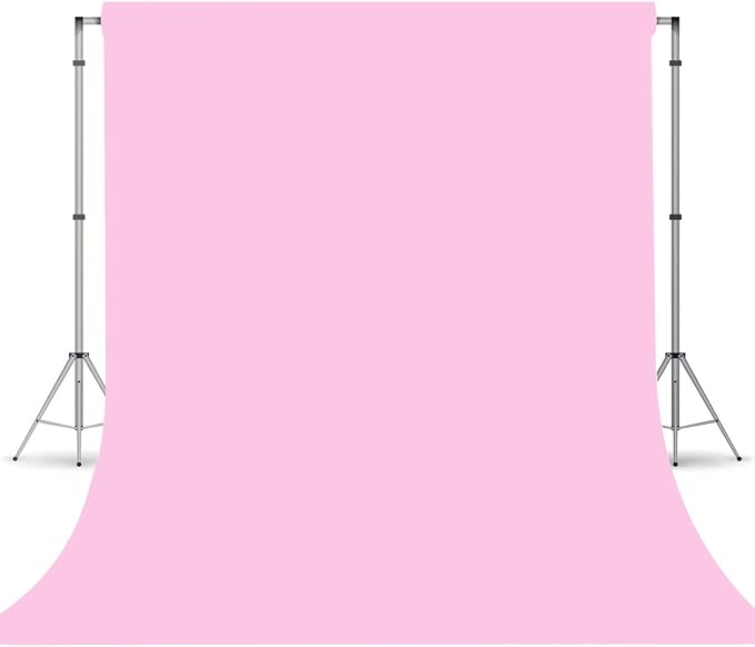 Pink Photography Backdrop for Photoshoot, Fabric 10x10ft | Versatile Studio by TERSUM