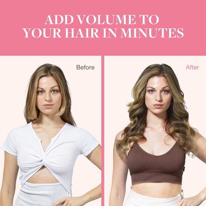 GOO GOO Clip in Hair Extensions Real Human Hair, Remy Human Hair Extensions Clip ins for Women, Natural Human Hair, 14inch 110g 7Pcs, 3/8/613 Balayage Walnut Brown to Ash Brown and Bleach Blonde