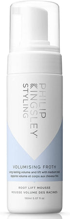 PHILIP KINGSLEY | Volumizing Froth Styling Mousse | Root Lifting Moose | Long-Lasting Volume and Lift with Medium Hold | 11.69oz